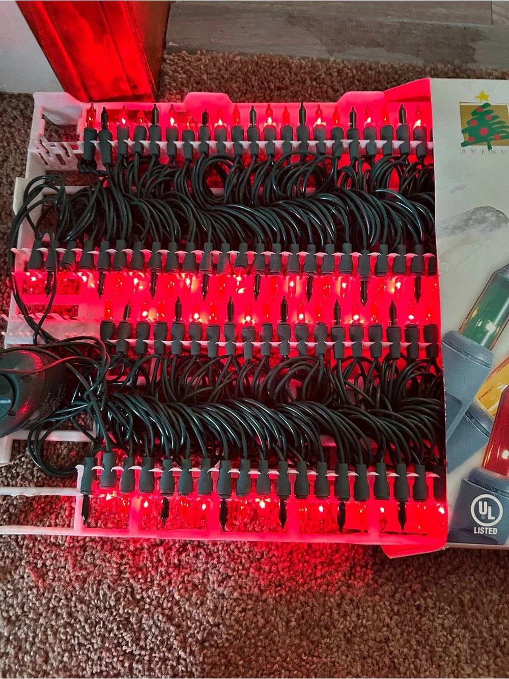Christmas Avenue bright multi